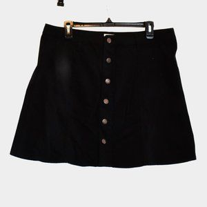 Mossimo Supply Co. Little Black Mini Skirt Plus Size